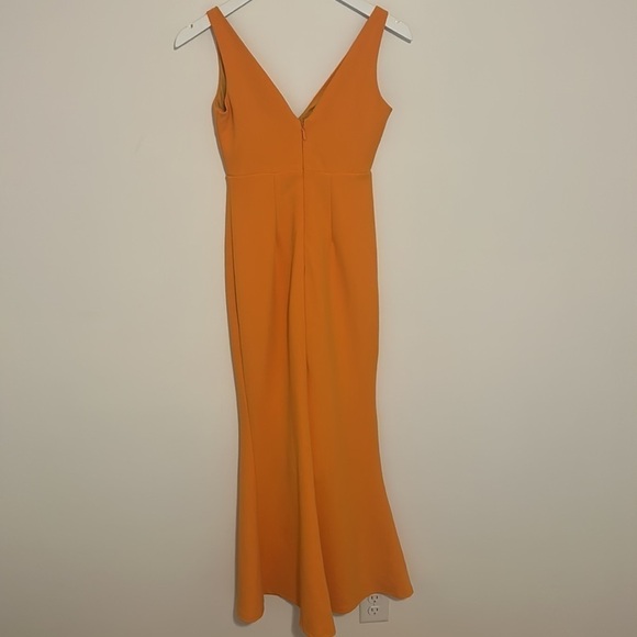 LULUS Melora Orange Sleeveless Maxi Dress, XS - Picture 6 of 11